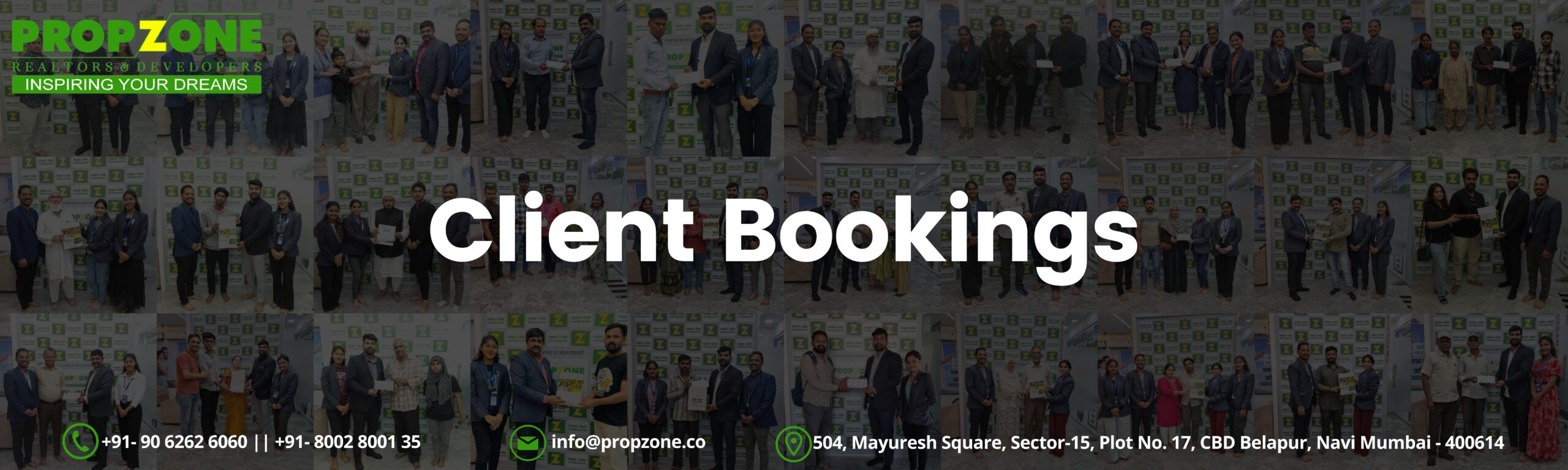 BOOKINGS - PropZone